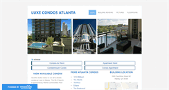 Desktop Screenshot of luxecondosatlanta.com